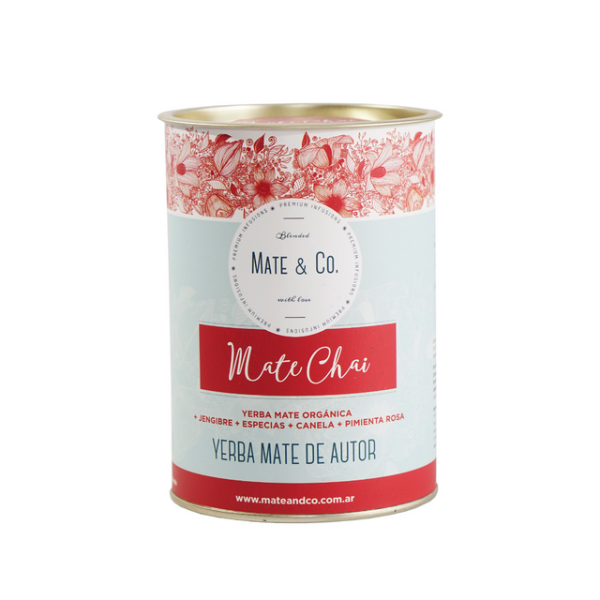 Lata blend Yerba Mate Chai x 250 g Mate Y Co