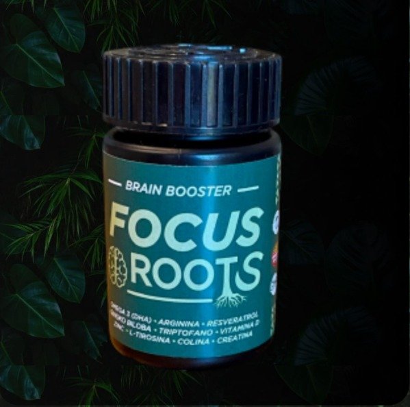 2x1 de Suplemento FOCUS ROOTS  x 60 cápsulas SIN TACC NATURAL ROOTS