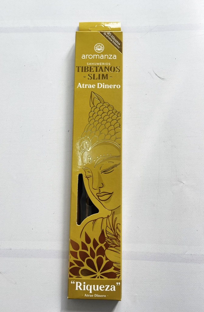 Sahumerios TIBETANOS SLIM Atrae Dinero x 10 uni AROMANZA