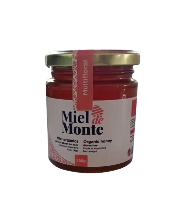 Miel Multifloral ORGÁNICA 260GR MIEL DE MONTE