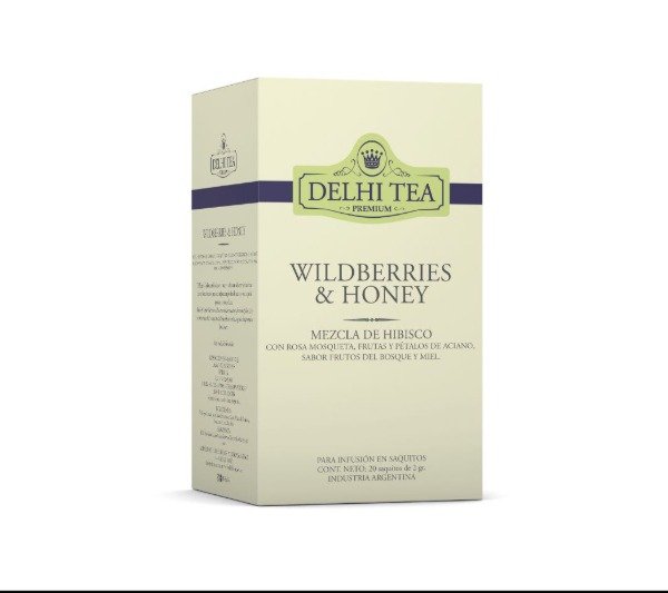 WILDBERRIES HONEY x 20 saquitos DELHI TEA