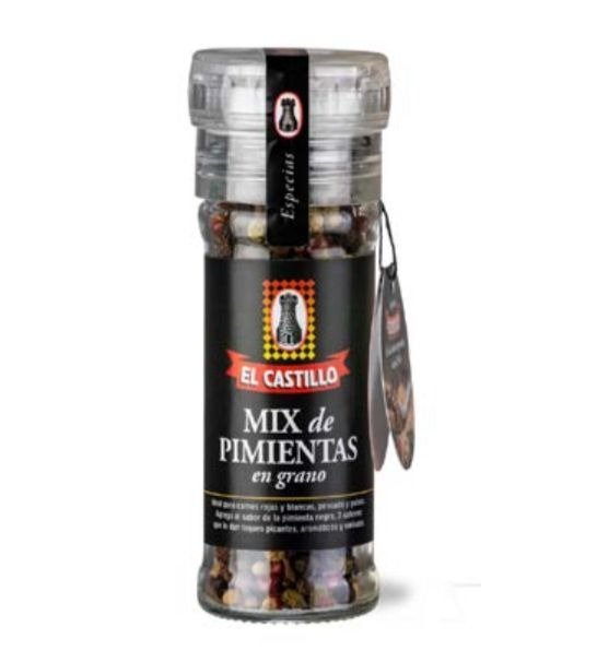 MIX de PIMIENTAS en grano Molinillo x 40g EL CASTILLO