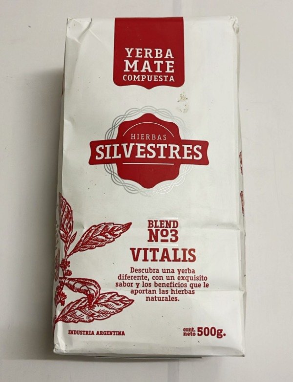 YERBA MATE Hierbas Silvestres N3 VITALIS DROGUERIA ARGENTINA