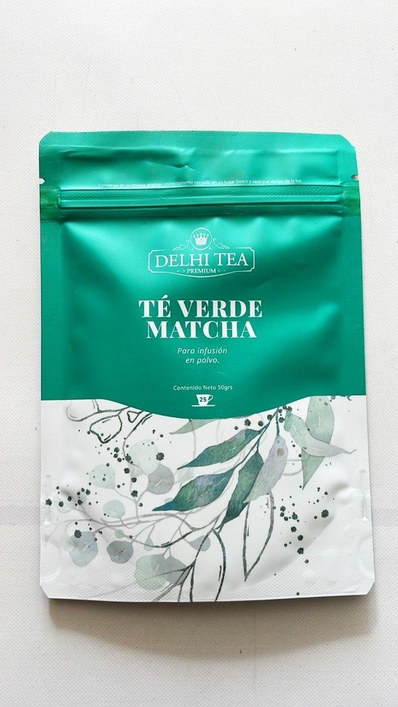 Té verde MATCHA en polvo x 50 grs DELHI TEA