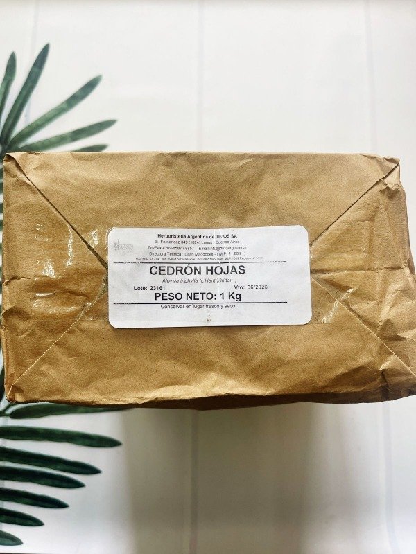 CEDRÓN HOJAS x 1kg DROGUERIA ARGENTINA