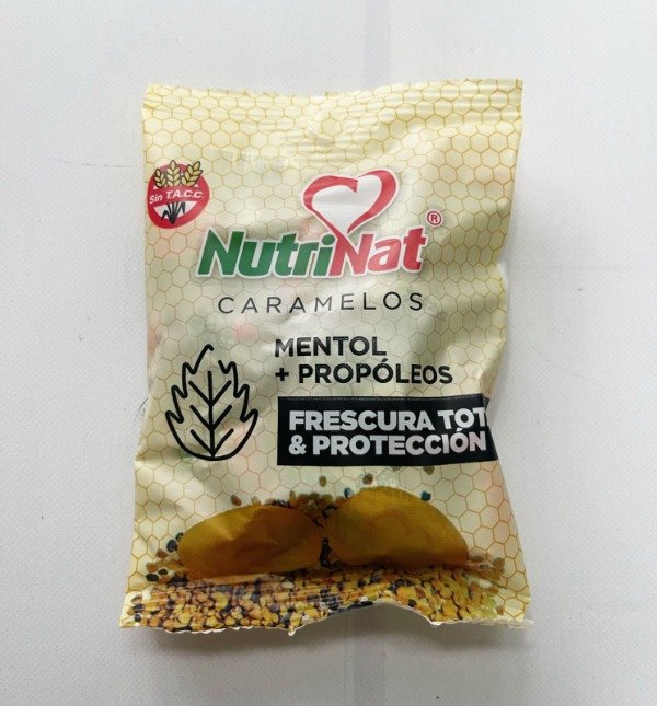 CARAMELOS MENTOL + PROPÓLEOS x 10 uni NUTRINAT