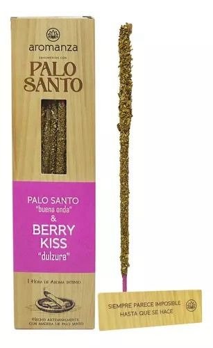 Sahumerios PALO SANTO Buena Onda BERRY KISS x 8 uni AROMANZA