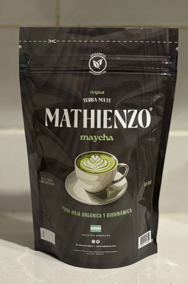MAYCHA x 50 gr PURA HOJA ORGANICA y BIODINAMICA antioxidante MATHIENZO