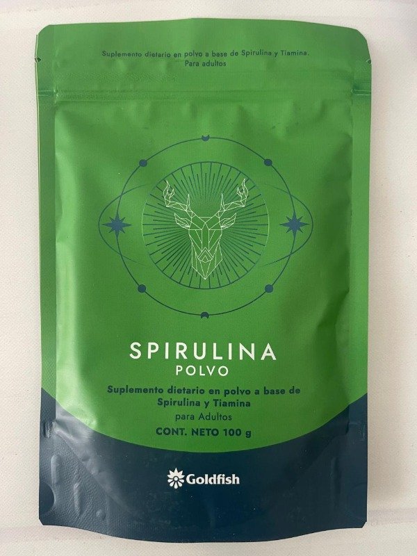 SPIRULINA Polvo GOLDFISH x 100g DROGUERIA ARGENTINA