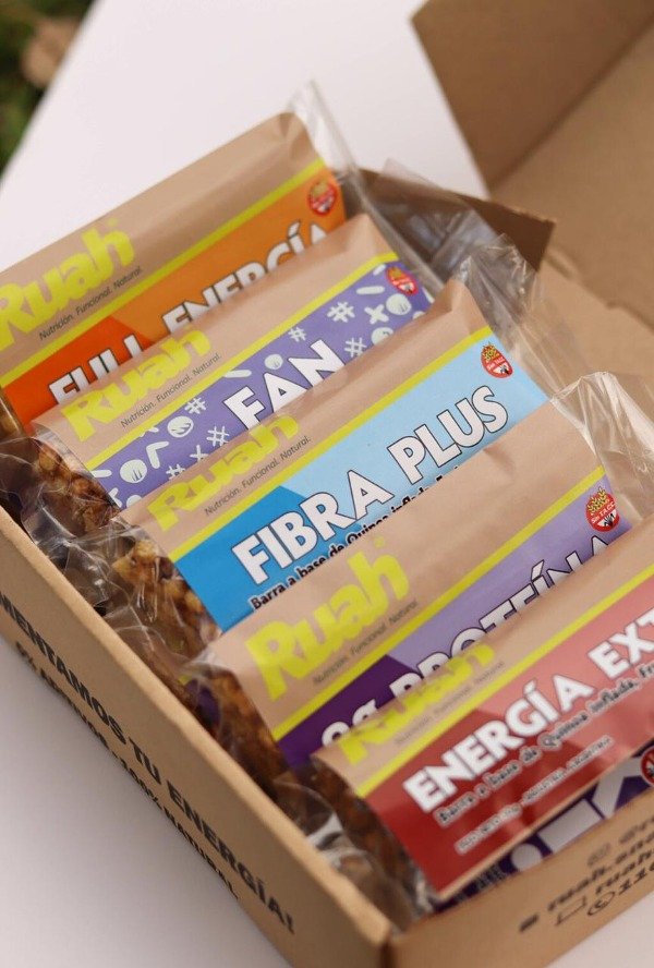 Barras SIN TACC CAJA SURTIDA x 12 uni RUAH