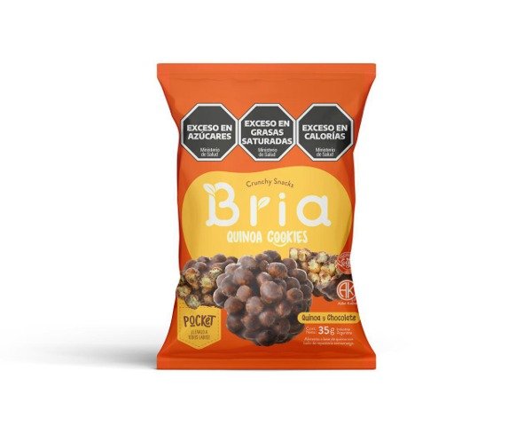 POCKET Mini quinoa y chocolate x 35 GR BRIA