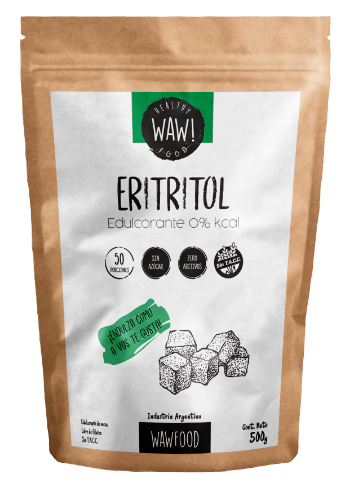 ERITRITOL edulcorante 0 calorias SIN TACC X 500gr WAW FOOD