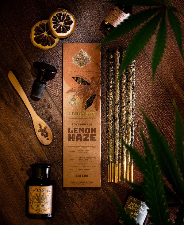 Sahumerio GROW CANNABIS Lemon Haze - SAGRADA MADRE