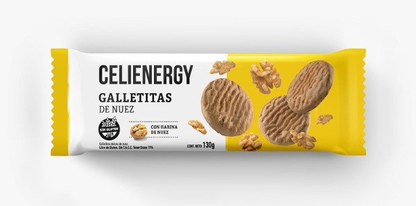 GALLETITAS de Nuez SIN TACC x 130gr- CELIENERGY