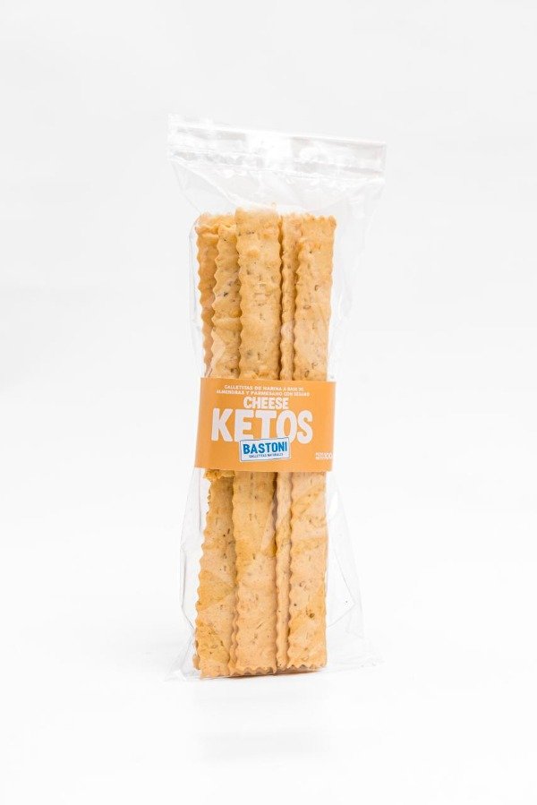 Galletita KETO Salada de Parmesano y sesamo x 100gr BASTONI