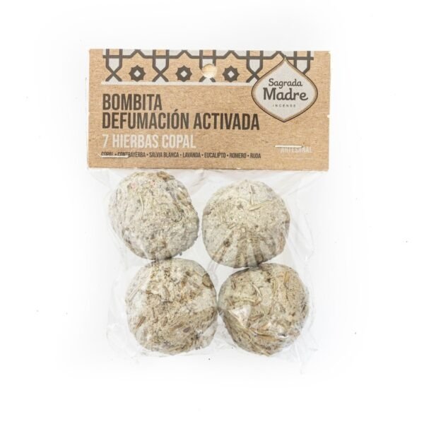 Bombita defumación 7 hierbas copal Sagrada Madre