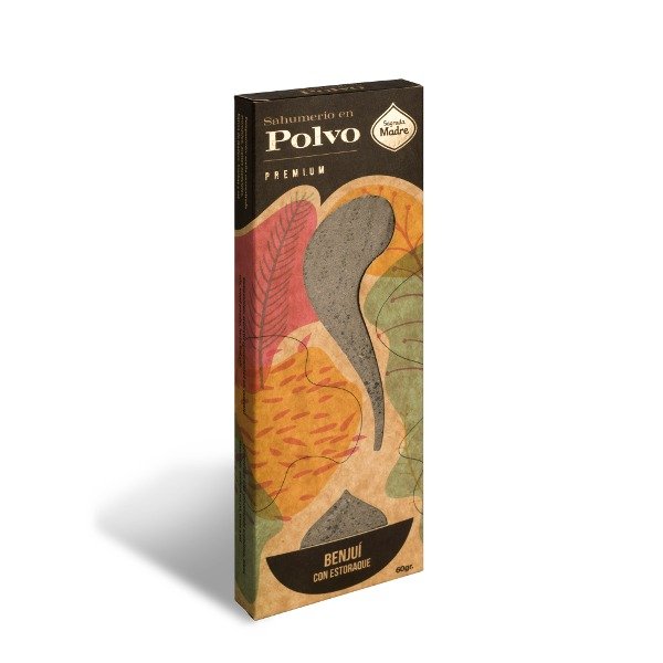 Sahumerio en Polvo Benjuí con Estoraque Sagrada Madre