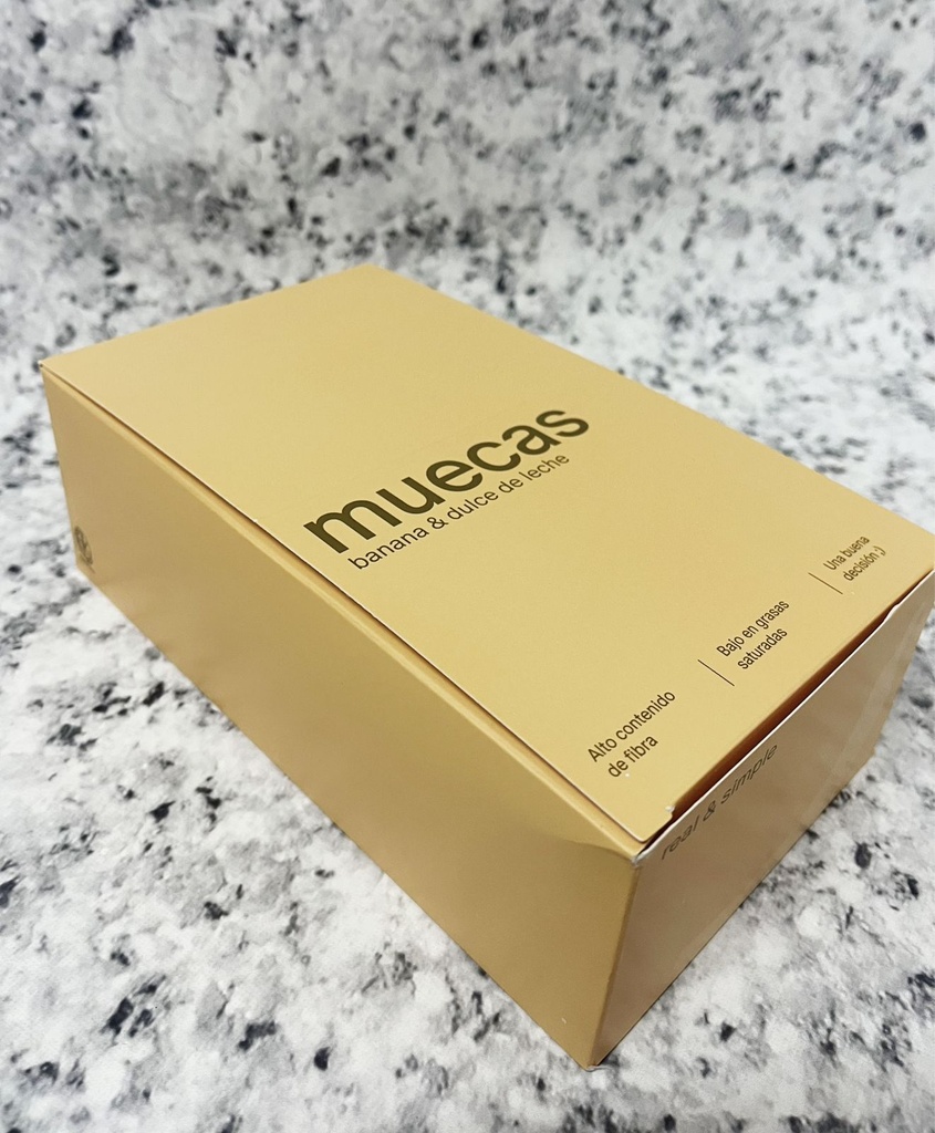 Barra de banana y dulce de leche x 16u MUECAS