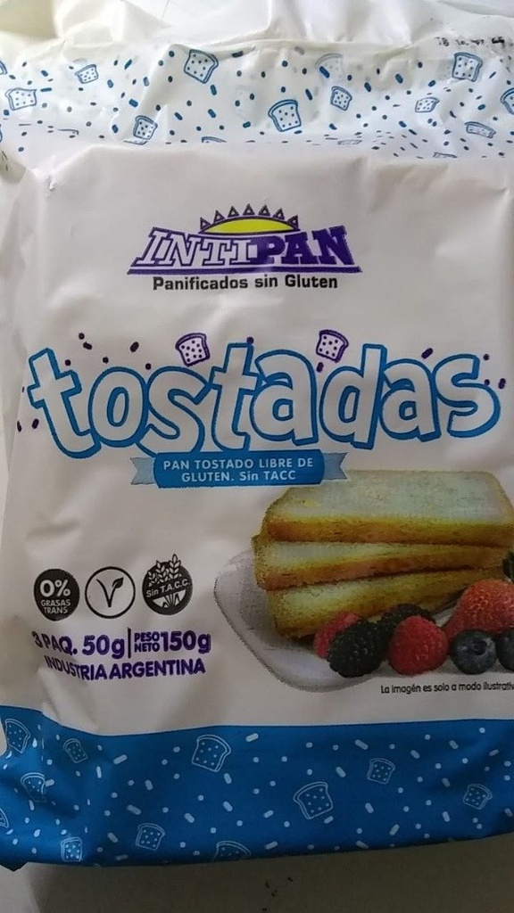 Tostadas SIN TACC  x 150gr  INTIPAN
