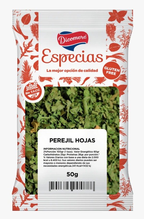 Perejil Sin TACC sobres x 25gr Dicomere