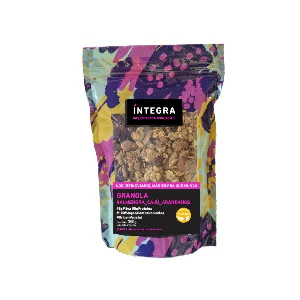 Granola de Almendras Avena y Arándanos 350 gr INTEGRA