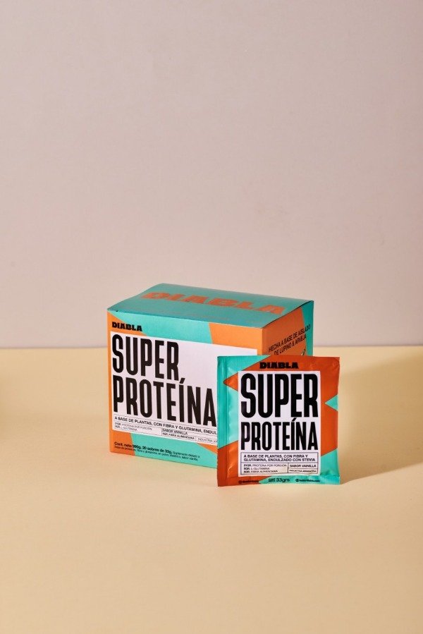 Super Proteína sabor VAINILLA x 20 sobres de 33g DIABLA
