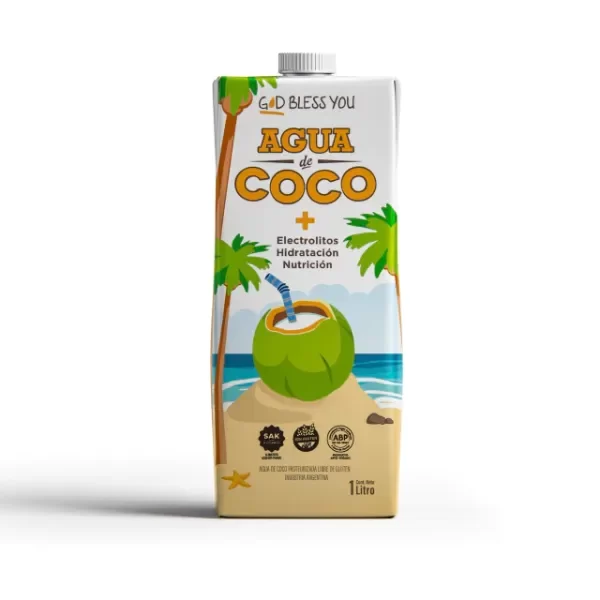 Agua de Coco 1L SIN TACC God Bless You