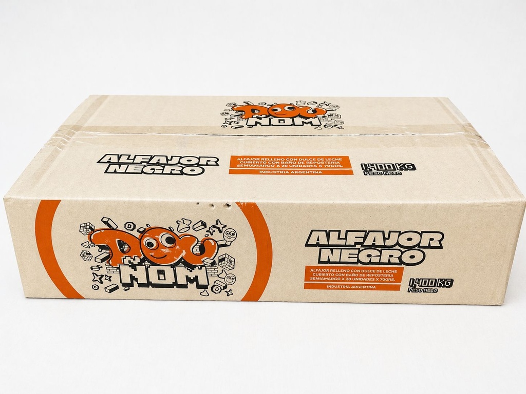 CAJA de Alfajores NEGRO DOU ÑOM x 20u