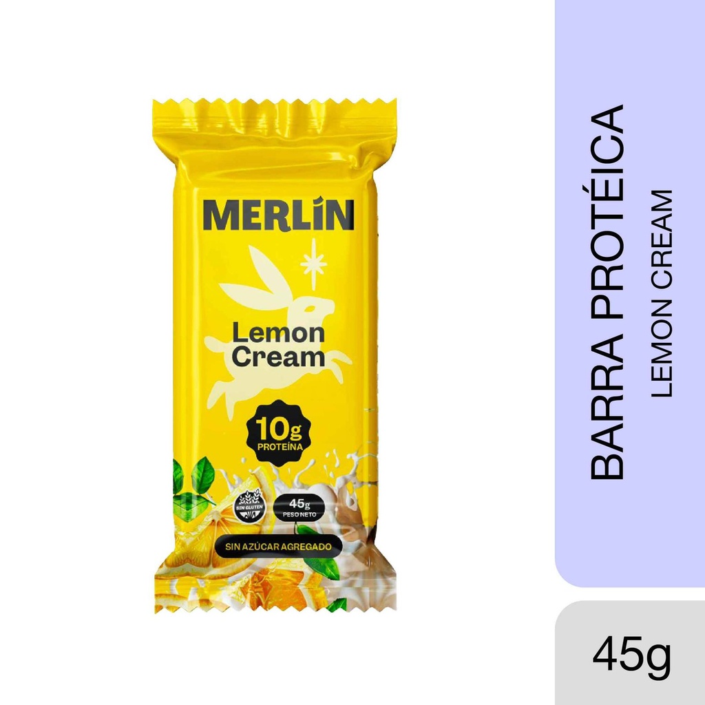 Barra PROTEICA LEMON CREAM SIN TACC 45gr x 14 uni- MERLIN FOODS