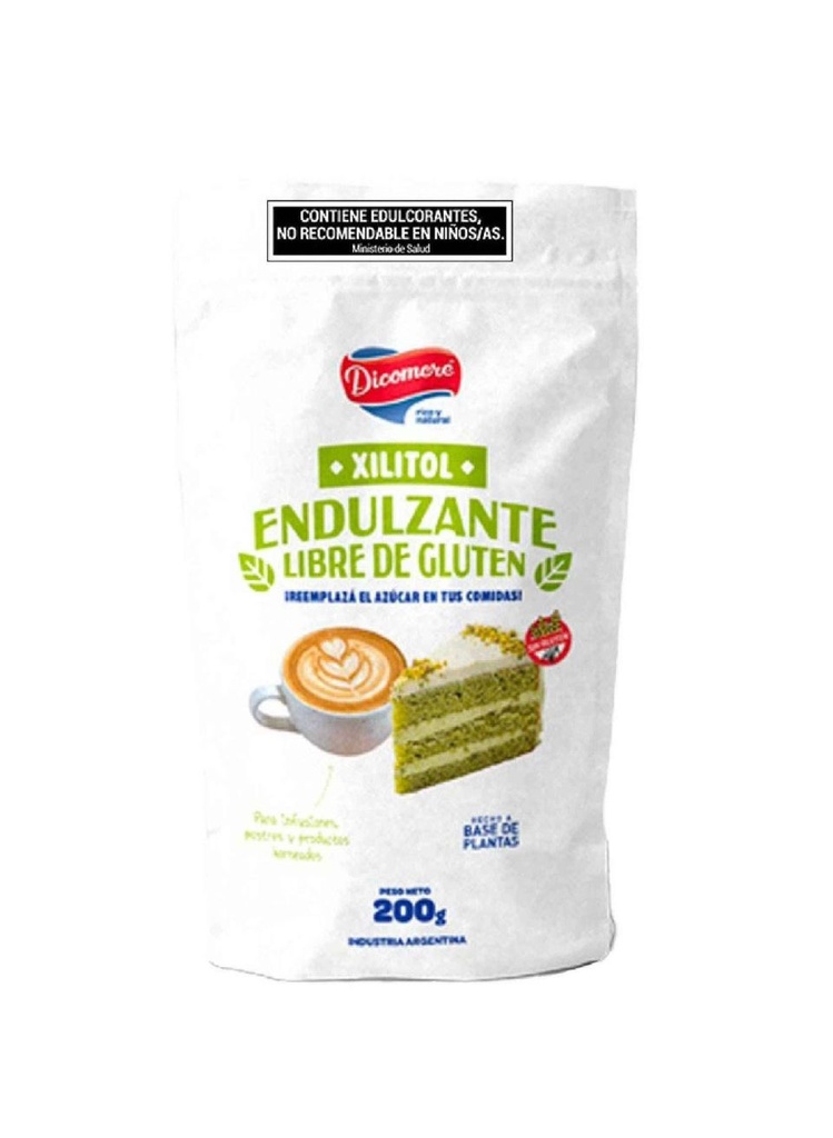 Xilitol endulzante natural SIN TACC x 200gr DICOMERE