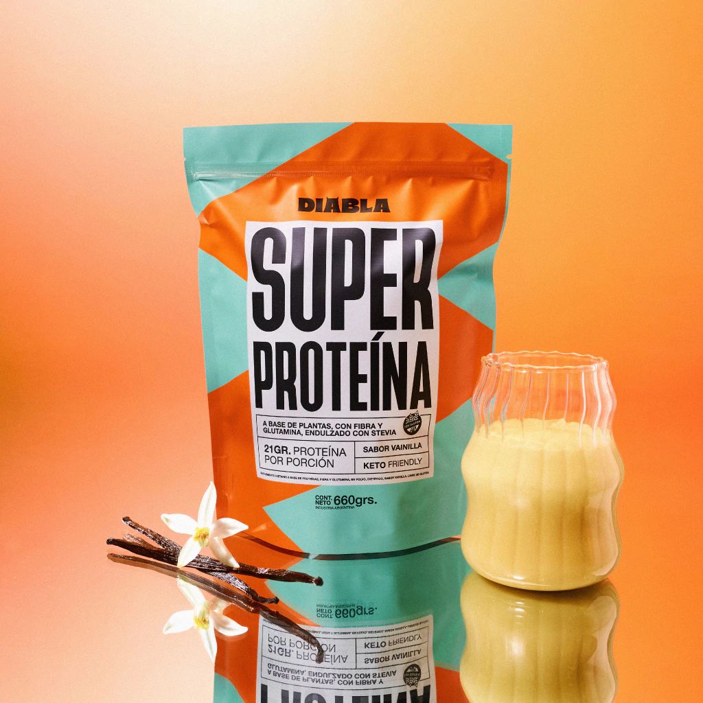 SUPER PROTEINA vainilla DOYPACK x 660grs DIABLA