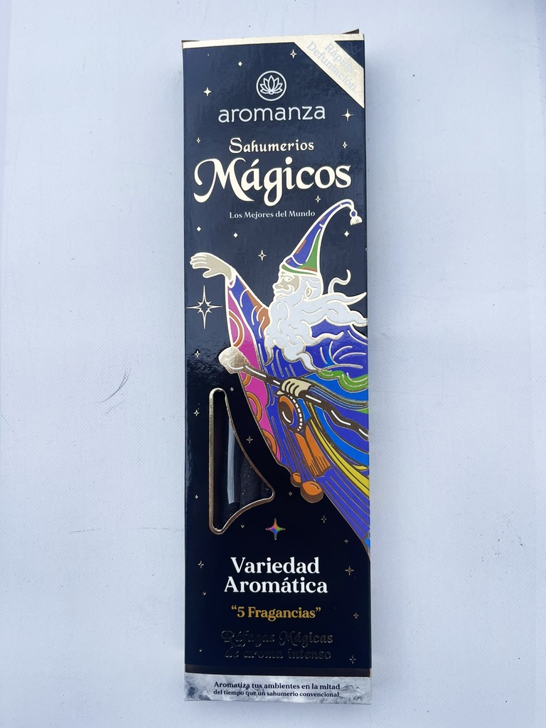 Sahumerios MÁGICOS-VARIEDAD AROMÁTICA x 5 uni AROMANZA