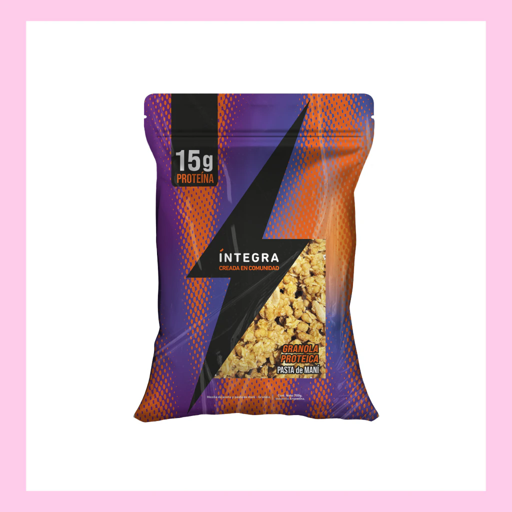 GRANOLA PROTEICA PASTA DE MANÍ 700gr INTEGRA