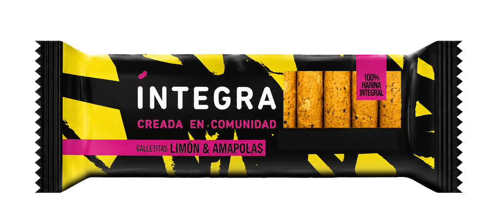 Galletitas de Limón y Amapolas x 200g INTEGRA