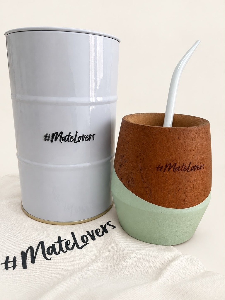 Kit Yerbera + Mate Aqua + Bombilla - MATE Y CO