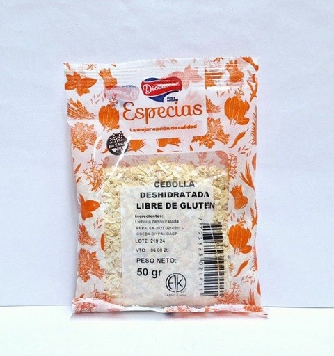 CEBOLLA deshidratada SIN TACC x 50gr DICOMERE