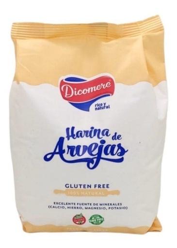 HARINA de ARVEJAS SIN TACC x 450GR DICOMERE
