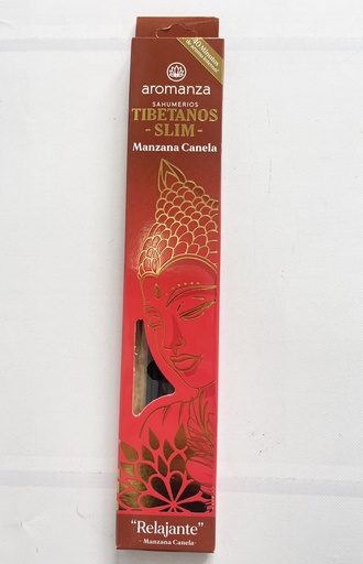 Sahumerios TIBETANOS SLIM Manzana Canela x 10 uni AROMANZA