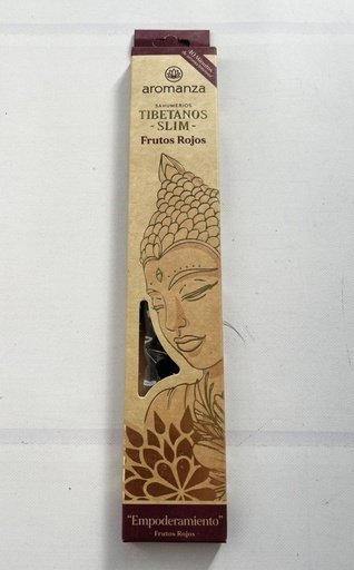 Sahumerios TIBETANOS SLIM Frutos Rojos x 10 uni AROMANZA