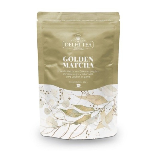 GOLDEN MATCHA sabor miel POLVO x 50gr DELHI TEA