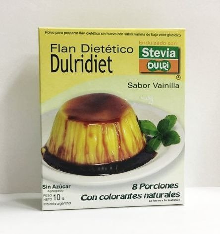 [DURLI22104011] FLAN vainilla DIET con stevia x 10g DULRI