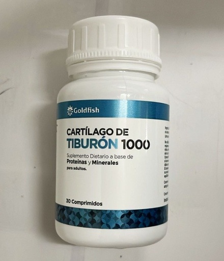 [GOLDF21933268] CARTÍLAGO de TIBURÓN 1000 x 30 comp GOLDFISH