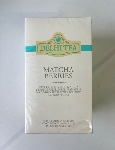 [DELHI21587134] TÉ MATCHA BERRIES x 20 saquitos DELHI TEA