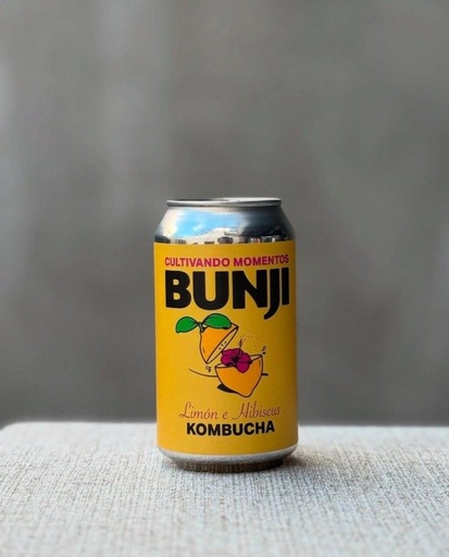 [BUNJI20917914] KOMBUCHA Limón e Hibiscus lata x 354 ml BUNJI