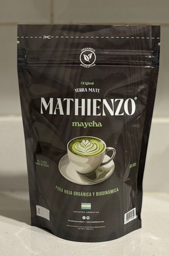 [MATHI20402612] MAYCHA x 50 gr PURA HOJA ORGANICA y BIODINAMICA antioxidante MATHIENZO