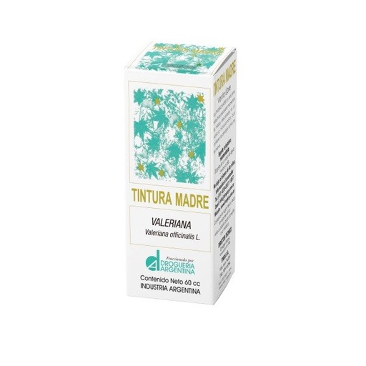 [DROGU20290824] TINTURA MADRE Valeriana x 60cc DROGUERIA ARGENTINA