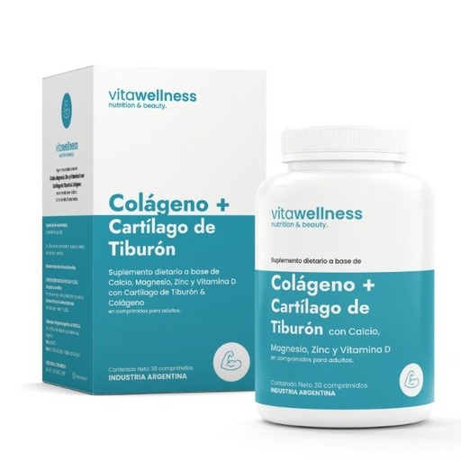 [DROGU20290298] COLÁGENO y Cartílago de tiburón x 30 comprimidos DROGUERIA ARGENTINA