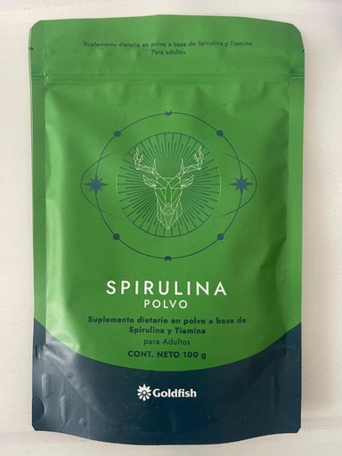 [DROGU20290094] SPIRULINA Polvo GOLDFISH x 100g DROGUERIA ARGENTINA