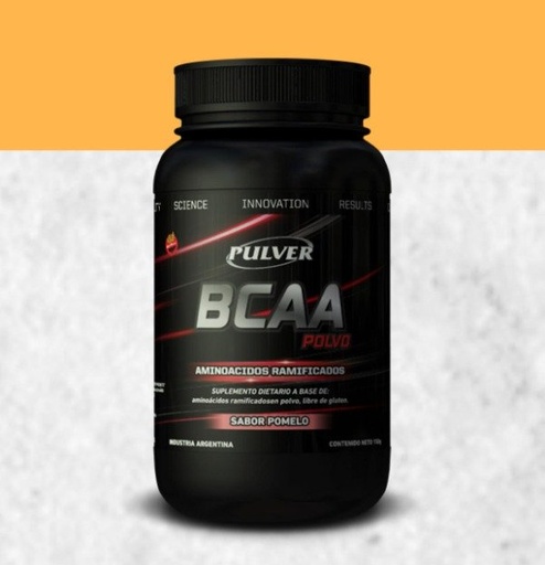 [PULVE20258319] BCAA polvo AMINOÁCIDOS RAMIFICADOS sabor pomelo SIN TACC x 150g PULVER