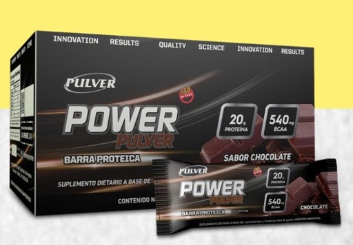 [PULVE20256831] BARRA PROTEICA power CHOCOLATE x12 uni x 60grs PULVER